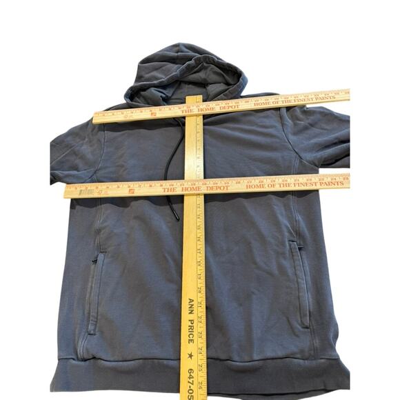 "Fabletics" Men's Year Rd Terry Hoodie SZ XL Zippered Pocket Hooded Sweatshirt - Picture 6 of 8